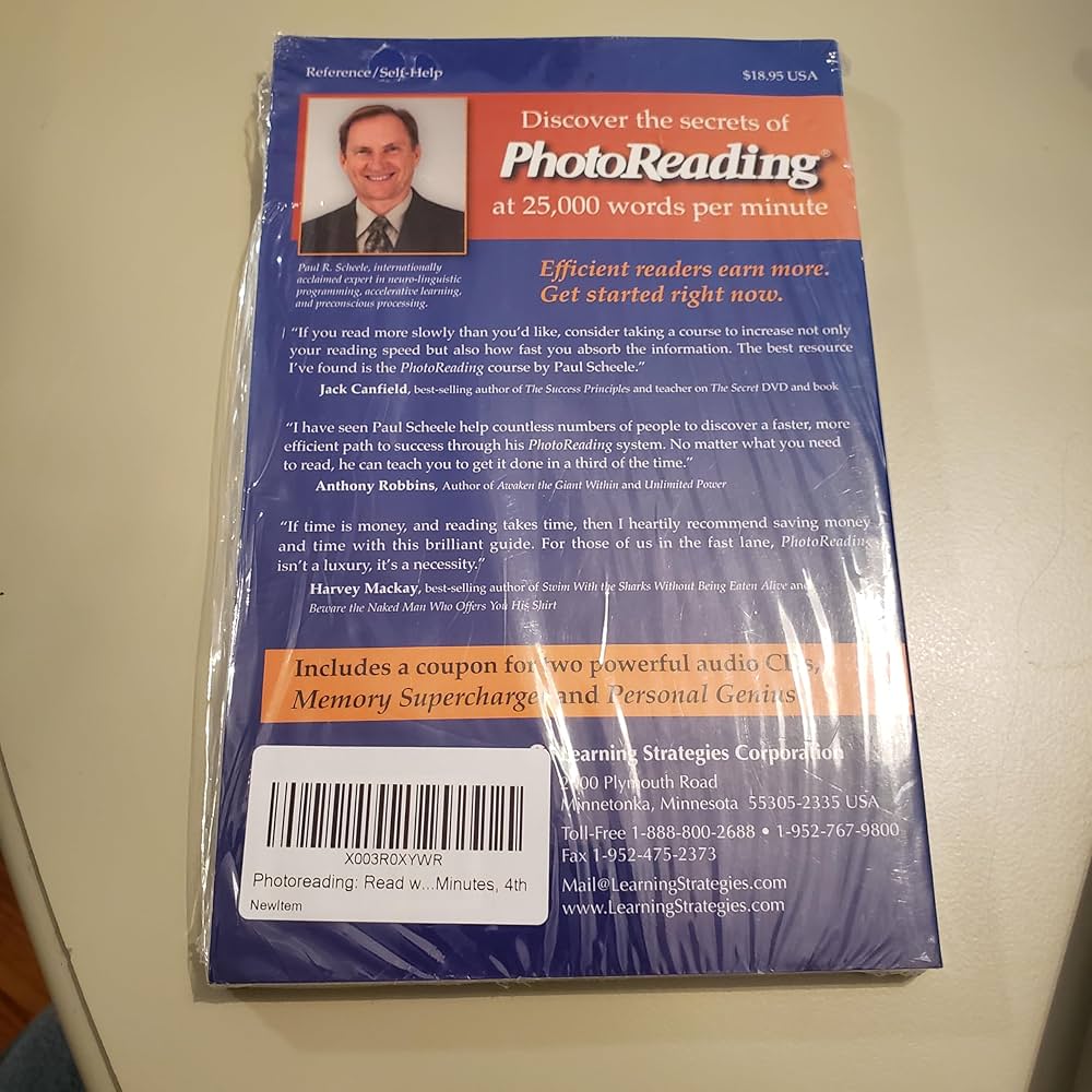 その他 PhotoReading Personal Learning Course PhotoReading Personal Learning Course: Paul R. Scheele